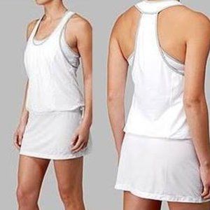Lululemon Run For Fun Dress White 6